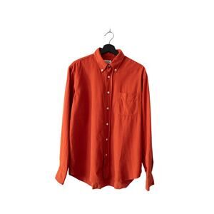 Hartford Alternative Classics Fine Corduroy Button Down Shirt Men's Size Large